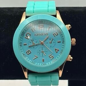 Turquoise Geneva Men’s Watch